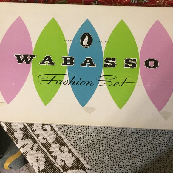 VINTAGE New Wabasso  fashion set made in Canada 1 sheet 81"x104" 2 pillow slips - Picture 4 of 6
